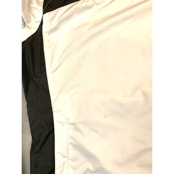 The North Face Hydrenalite Hooded Windbreaker Jacket Women's M White Black - Picture 2 of 9